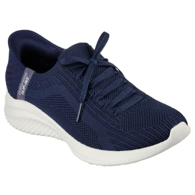 Abbildung von Skechers Wide Fit Ultra FLEX 3.0 Sneaker low, Damen, Größe: 38, Navy/mint Schuhe