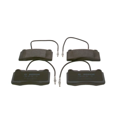 Abbildung von BOSCH 0 986 424 738 Bremsbelagsatz Low Metallic mit integriertem Verschleißsensor Anti Quietsch Blech, Montageanleitung CITROËN: C8