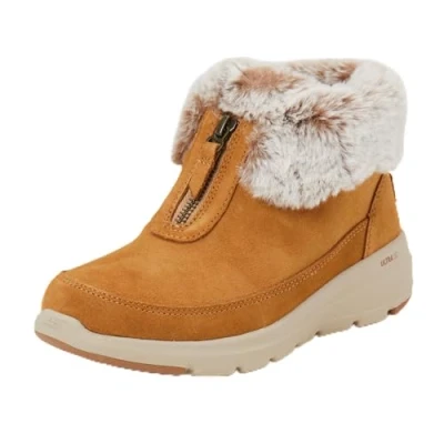 Abbildung von Skechers Damen Glacial Ultra Sweet Vibes Stiefelette, kastanienbraun, 38 EU