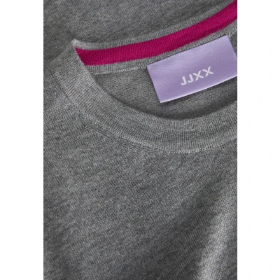 Abbildung von JJXX Jxcara Comfy CREW NECK Strickpullover, Damen, Größe: XS, Medium grey