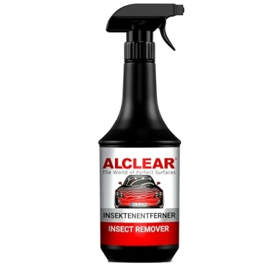 Abbildung von ALCLEAR Insektenentferner Auto Premium Flugrostentferner für Scheinwerfer, Lack &amp; Windschutzscheibe 100% Sauberkeit Professioneller Insekten Entferner 1000ml