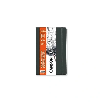 Abbildung von Canson Graduate Book Skizzenbuch, sehr glatt, 90 g/m², Softcover, 14 x 21,6 cm, Weiß, 184 Blatt