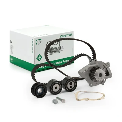 Abbildung von INA 530 0234 30 Wasserpumpe + Zahnriemensatz mit CITROËN: C8, C5 I Hatchback, PEUGEOT: 807, 406 Saloon, 607 LANCIA: Phedra