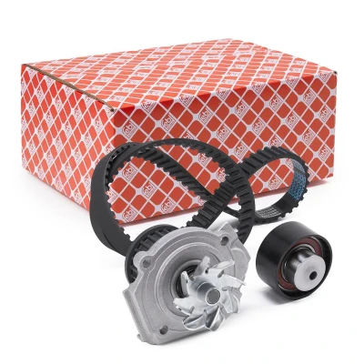 Abbildung von FEBI BILSTEIN 32745 Wasserpumpe + Zahnriemensatz mit 124 FIAT: Panda II Hatchback, 500 Punto Hatchback