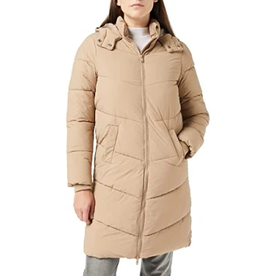 Abbildung von Pieces Pcjamilla LONG Puffer Wintermantel, Damen, Größe: XS, Silver mink