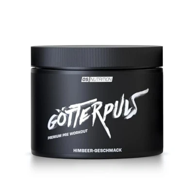 Abbildung von OS NUTRITION Götterpuls Premium Pre Workout Himbeere Pulver, 308g