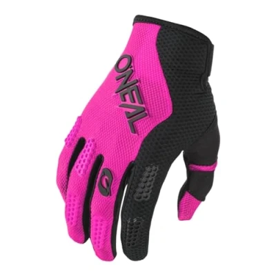 Abbildung von O&#039;NEAL Fahrrad &amp; Motocross Handschuhe MX MTB DH FR Downhill Freeride Langlebige, Flexible Materialien, belüftete Handinnenfäche Women&#039;s Element Glove Damen Schwarz Pink Größe L