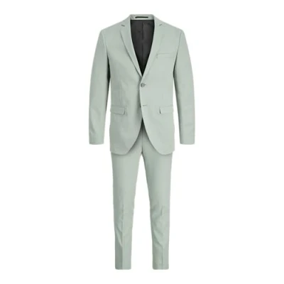 Abbildung von Jack &amp; Jones Premium Jprfranco Anzug, Herren, Größe: 48, Iceberg green fit super slim