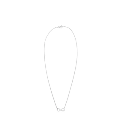 Abbildung von Elli Halskette Damen Infinity Anhänger Unendlichkeit Symbol in 925 Sterling Silber