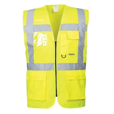 Abbildung von Portwest BERLIN EXEKUTIV WESTE, Größe: 6XL, Farbe: Gelb, S476YER6XL
