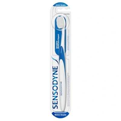 Abbildung von Sensodyne Sensitive MultiCare Expert Zahnbürste, weich, speziell entwickelt für Menschen mit schmerzempfindlichen Zähnen, 1 Stück