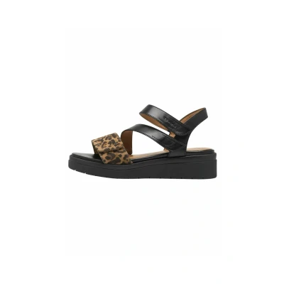 Abbildung von Tamaris Plateausandalette, Damen, Größe: 37, Black leo Schuhe