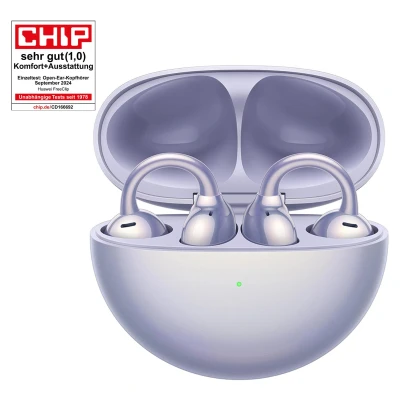 Abbildung von Huawei wireless in Ear Kopfhörer »FreeClip« A2DP Bluetooth Noise Cancelling neuartigem Kugeldesign, 5.3 und Rauschminderung