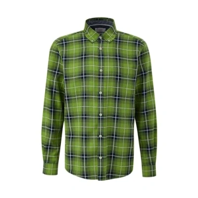 Abbildung von s.Oliver Regular Langarm MIT Buttondownkragen Hemd, Herren, Größe: 3XL, Bambusgrün