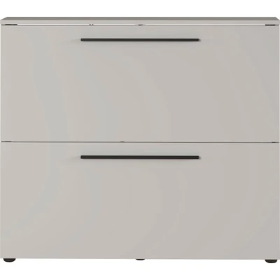 Abbildung von Germania Schuhschrank 2575 572 GW Utah, in Kaschmir, mit Platz für 8 Paar Schuhe, geringe Tiefe, ideal schmale Flure, 100 x 85 19 cm (BxHxT)