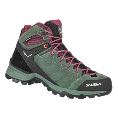 Abbildung von Salewa ALP MATE MID PTX Hikingschuh, Damen, Größe: 41, Duck green road Schuhe