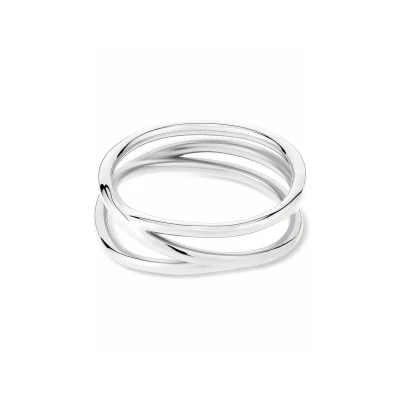 Abbildung von Liebeskind Berlin Ring LJ 1624 R 58 aus Edelstahl in Silber