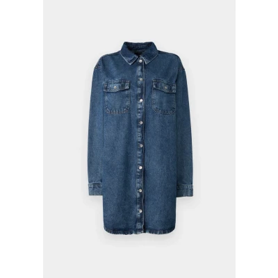Abbildung von Noisy May Nmalva Dress Jeanskleid, Damen, Größe: XS, Medium blue denim