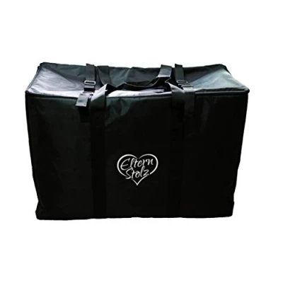 Abbildung von Elternstolz Gepolsterte Transporttasche Schwarz Für Kinderwagen, Buggys Und Autositze Buggy Stroller Bag z.B. Joie Mytrax Litetrax