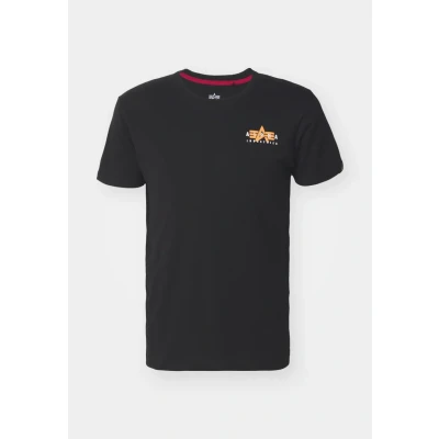 Abbildung von Alpha Industries LOGO Tshirt print, Herren, Größe: XXL, Black