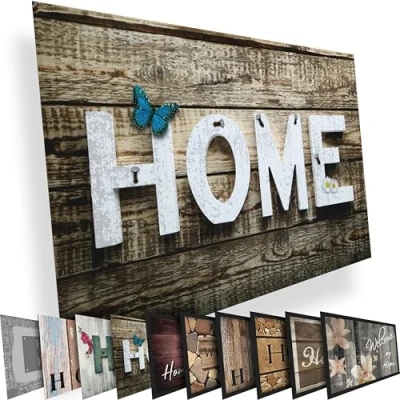 Abbildung von Valia Home Fußmatte Schmutzfangmatte Türmatte für Innen und Aussen Fussmatte Sauberlaufmatte rutschfest Fußabtreter Haustür Design 40 x 60 cm (Home 1)