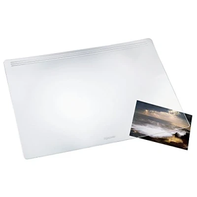 Abbildung von Läufer 32600 Matton transparent glasklar Schreibtischunterlage, Schreibunterlage 39x60 cm für besonders hohen Schreibkomfort