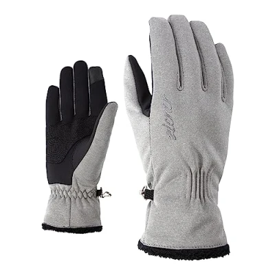 Abbildung von Ziener Damen IBRANA TOUCH LADY glove multisport Freizeit / Funktions Outdoor Handschuhe winddicht, atmungsaktiv, grau (grey melange), 8.5