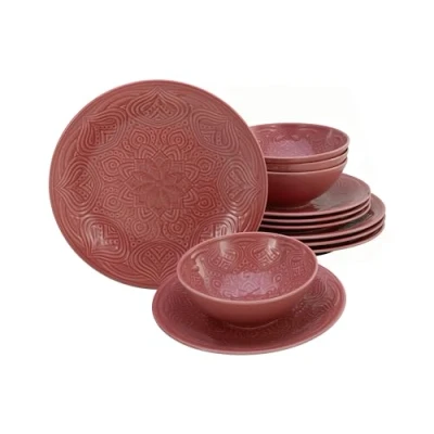Abbildung von CreaTable Teller Set »Orient Mandala«, (Set, 12 tlg.), Speiseteller, Dessertteller und Schalen im