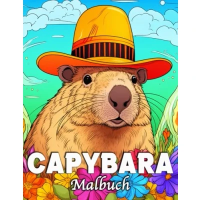 Abbildung von Capybara Malbuch: 50 einzigartige Illustrationen zum Stressabbau und zur Entspannung