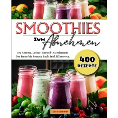 Abbildung von Smoothies zum Abnehmen: 400 Rezepte. Lecker Gesund Kalorienarm. Das Smoothie Rezepte Buch. Inkl. Nährwerte.