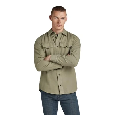 Abbildung von G Star Marine SLIM Shirt Hemd, Herren, Größe: Large, Shamrock