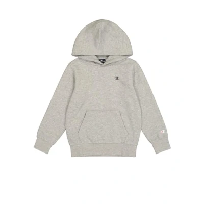 Abbildung von Champion Basic Hooded Unisex Kapuzenpullover für Kinder, Größe: 138/142, Grey