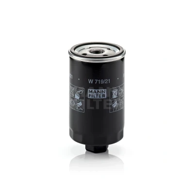 Abbildung von MANN FILTER W 719/21 Ölfilter 3/4 16 UNF mit einem Rücklaufsperrventil Anschraubfilter VOLKSWAGEN: Corrado, GOLF 2, Passat B3/B4 Estate