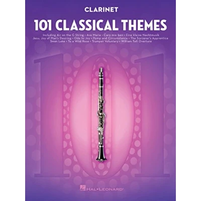 Abbildung von 101 Classical Themes For Clarinet (Book): Noten, Sammelband für Klarinette