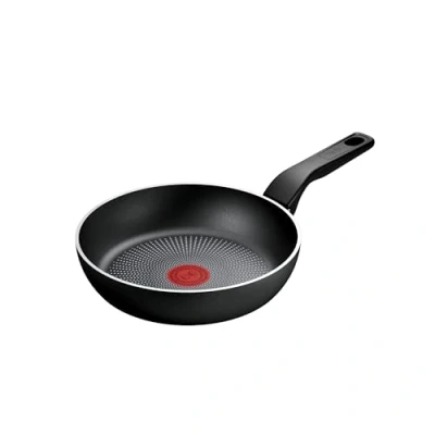Abbildung von Tefal Recycled On Bratpfanne 24 cm, 100% recyceltes Aluminium, Antihaftbeschichtung, Induktion, Spülmaschinenfest, Schwarz, C2970432