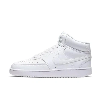 Abbildung von Nike Damen Court Vision Mid Sneaker, White/White White, 37.5 EU