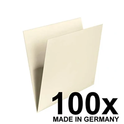 Abbildung von Original Falken 100er Pack Einstellmappe. Made in Germany. Aus Recycling Karton für DIN A4 mit Schreibrand, Steh und Hängesammler hellchamois Blauer Engel ideal die lose Blatt Ablage