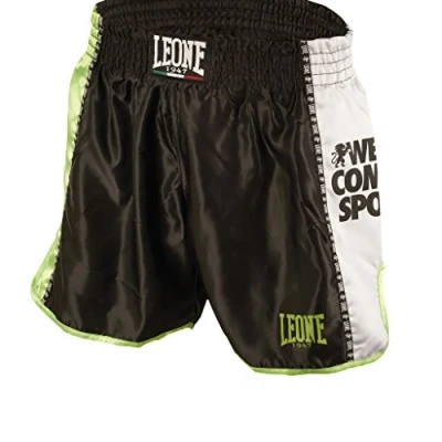 Abbildung von LEONE 1947, Trainingsshorts Kick Thai, Unisex Erwachsene, Schwarz, L, AB760