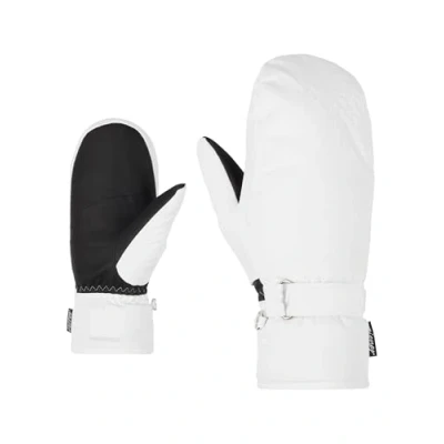 Abbildung von Ziener Damen KISARI Ski Fäustling/Wintersport wasserdicht, PFC frei, White, 6,5