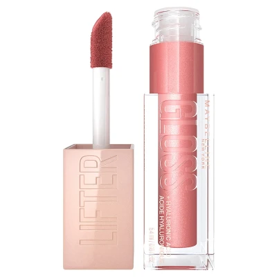 Abbildung von Maybelline New York Glänzender Lipgloss für voller wirkende Lippen, Feuchtigkeitsspendend, Mit Hyaluronsäure, Lifter Gloss, Farbe: Nr. 003 Moon (Rosa), 1 x 5,4 ml