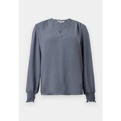 Abbildung von ONLY Onlmette V NECK Smock Top, Damen, Größe: Large, Ombre blue
