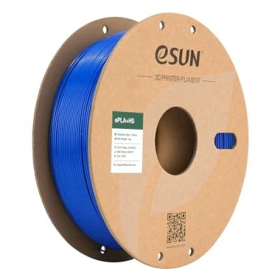 Abbildung von eSUN PLA+ Filament 1.75mm, PLA+HS Hochgeschwindigkeitsdruck 3D Drucker Maßgenauigkeit +/ 0.03mm, 1KG Spule (2.2 LBS) Speedy PLA Plus für High Speed Drucker,Blau