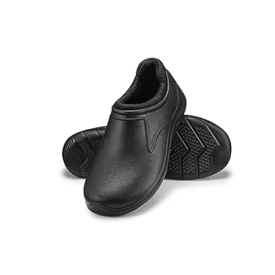 Abbildung von ESTRO Gartenclogs Herren Gartenschuhe Gummischuhe Damen Clogs Leicht Garten K040S (46 EU, Schwarz)
