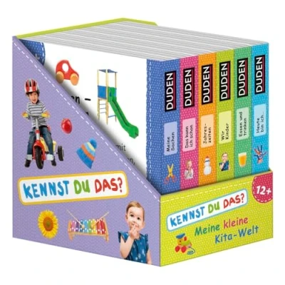Abbildung von Duden 12+: Meine kleine Kita Welt (Würfel): 6 Mini Bücher