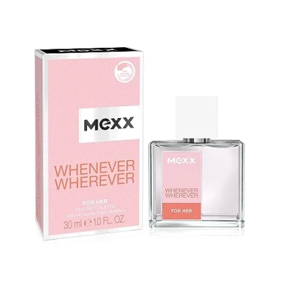 Abbildung von MEXX Whenever Wherever Woman Eau de Toilette, frischer, blumig fruchtiger Duft für Frauen, 30ML