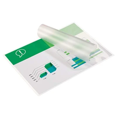 Abbildung von GBC Laminierfolien A3 125 mic, Robuste Laminiertaschen im 100er Pack, Glänzend, Transparent, Ideal für Büro &amp; Schule, 3200725