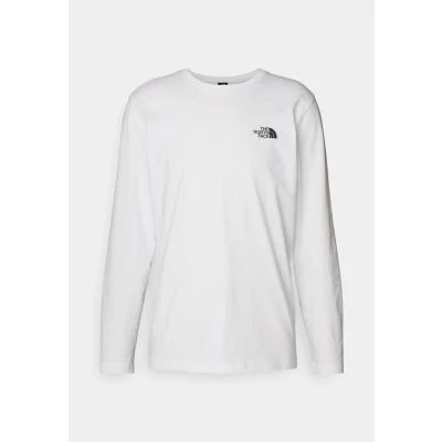 Abbildung von The North Face NF0A87QNFN41 Men’s L/S Simple Dome Tee T Shirt Herren TNF White Größe S