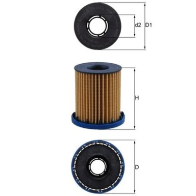 Abbildung von Ölfilter KNECHT OX 1350