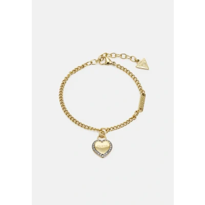 Abbildung von Guess Heart Armband goldcoloured, Damen, Größe: Small, Gold coloured