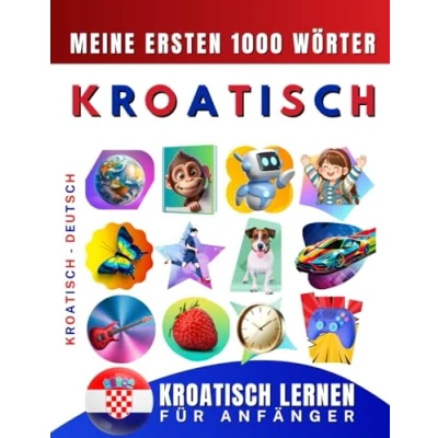 Abbildung von Kroatisch lernen für Anfänger, meine ersten 1000 Wörter: Zweisprachiges Englisch Lernbuch Kinder und Erwachsene